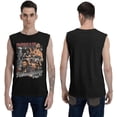 thumbnail image 6 of Roman and Reigns Men Womens Casual Fashion Cotton Crewneck Sleeveless T-Shirt Black, 6 of 8