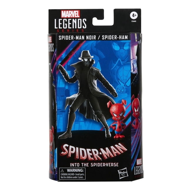 Figuras Spider-Man Noir y Spider-Ham Hasbro Marvel Legends Series 6 Pulgadas