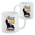 thumbnail image 2 of Crack Open a Cold One with the Comrades Funny Humor White Mug, 2 of 5