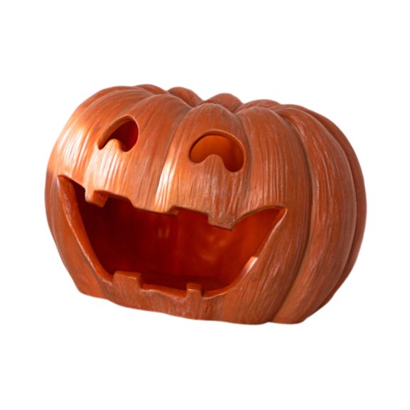 yotijay Pumpkin Tealight Candle Holder Halloween Decoration Candelabrum Desk Gift Dinner Orange