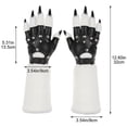 thumbnail image 2 of Yvsxxv 1 Pair White Plush Wolf Claw Gloves Gloves & Mittens Festival Stage Performance Props for Halloween Special Events Daily Outfits, 2 of 7