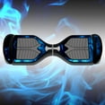 thumbnail image 4 of Hover Board Skin for Self-Balancing Sticker Decals Electric Scooter Smart Balancing Scooters Vinyl Cover-Blue Fire, Compatible with Swagtron T1, 4 of 6