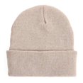 thumbnail image 1 of Gorro de punto para mujer Gorro de invierno acrílico para mujer Gorro de punto unisex con puños suaves y cálidos, 1 of 7