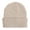 cream-coloured, variant on Women's knitted beanhat Acrylic winter hat for women Soft warm unisex cuff beanhat