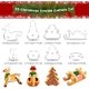 thumbnail image 2 of Juego de 8 cortadores de galletas de Navidad 3D JM Acero inoxidable RV021031-01348SDJ, 2 of 5