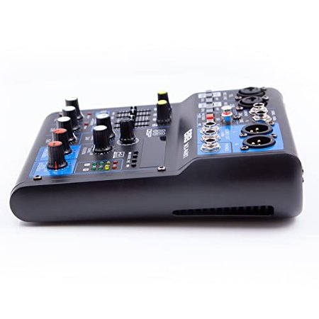 EMB MX06BT 99 DSP 6-Channel Audio Mixer Mixing Console MP3 Sound Desk With Bluetooth