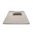 thumbnail image 2 of Esterilla refrescante de seda helada – Sábana lavable de verano, funda de colchón suave y transpirable para camas dobles o individuales, plegable y lavable a máquina., 2 of 6