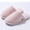 Pink, variant on Women's Casual Versatile Couple's Home Indoor Fleece-Lined Thick Warm Maternity Slippers Fashionable Fall And Winter Thick-Soled Sandals