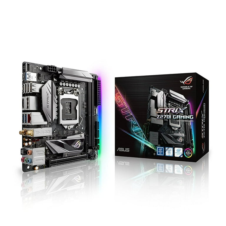 【ASUS】STRIX Z270I GAMING MOTHERBOARD ASUS ROG STRIX Z270I GAMING LGA 1151 Mini ITX Motherboards