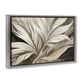 thumbnail image 3 of Stupell Industries White Palm Curves Gray Framed Floater Canvas Wall Art design by Norm Stelfox, 17 x 25, 3 of 9