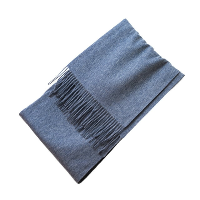 Sonducket Bufandas de lana de cordero Suaves y cómodas, ligeras y portátiles, manténgase cómodo durante todo el invierno. Bufanda de lana de Accesorios de disfraces azul brumoso