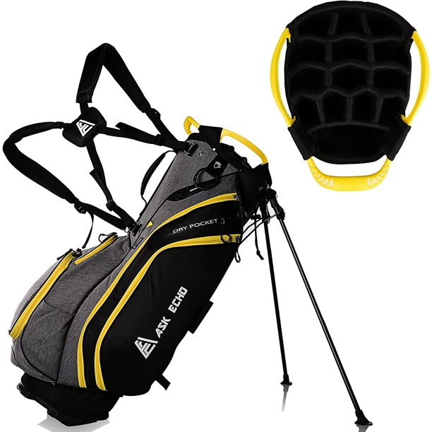 Ask Echo Lightweight Golf Stand Bag with 14 Way Full Length Dividers ,9