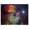 thumbnail image 2 of Corps Humain Cassé avec Feu - Impression sur Toile Abstraite, 2 of 3