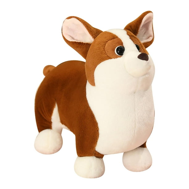 Almohada de juguete con relleno de animales, cojín de perro Corgi, almohada de felpa abrazable, encantador Corgi, peluche de juguete, regalos para niñ 35cm