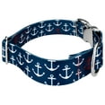 thumbnail image 4 of Country Brook Petz® 1 1/2 inch Premium Anchors Away Dog Collar, Medium, 4 of 5