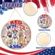 thumbnail image 2 of Decoraciones para el Día de los Caídos, decoraciones para el 4 de julio, decoraciones patrióticas, decoraciones de pared para el hogar, decoración de pared de madera con la bandera de EE. UU., decorac, 2 of 7
