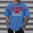 thumbnail image 2 of aDJFDGT Compression Shirt Mens Fashion Casual Rugby City Name Printed Short Sleeved Tshirt, 2 of 4