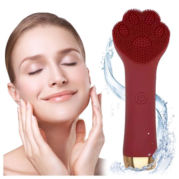 Beauty Facial Cleansing Brush Waterproof Vibrating Silicone Facial