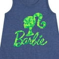 thumbnail image 3 of Barbie - Logo Shamrock Pattern - Toddler and Youth Girls A-line Dress, 3 of 5