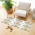 thumbnail image 5 of Happy Fried Egg Pattern 39x20" Bath Mat Carpet, Absorbent and Non-Slip for Kitchen or Bathroom, Quick-Drying, 5 of 8