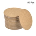 thumbnail image 3 of Uxcell 80mm(3.15") Round Coasters 1mm Thick Cork Cup Mat Self-Adhesive Pad 50 Pack, 3 of 5