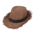 thumbnail image 4 of Sombrero de vaquero Sunnimix clásico transpirable ligero para hombres Café, 4 of 8