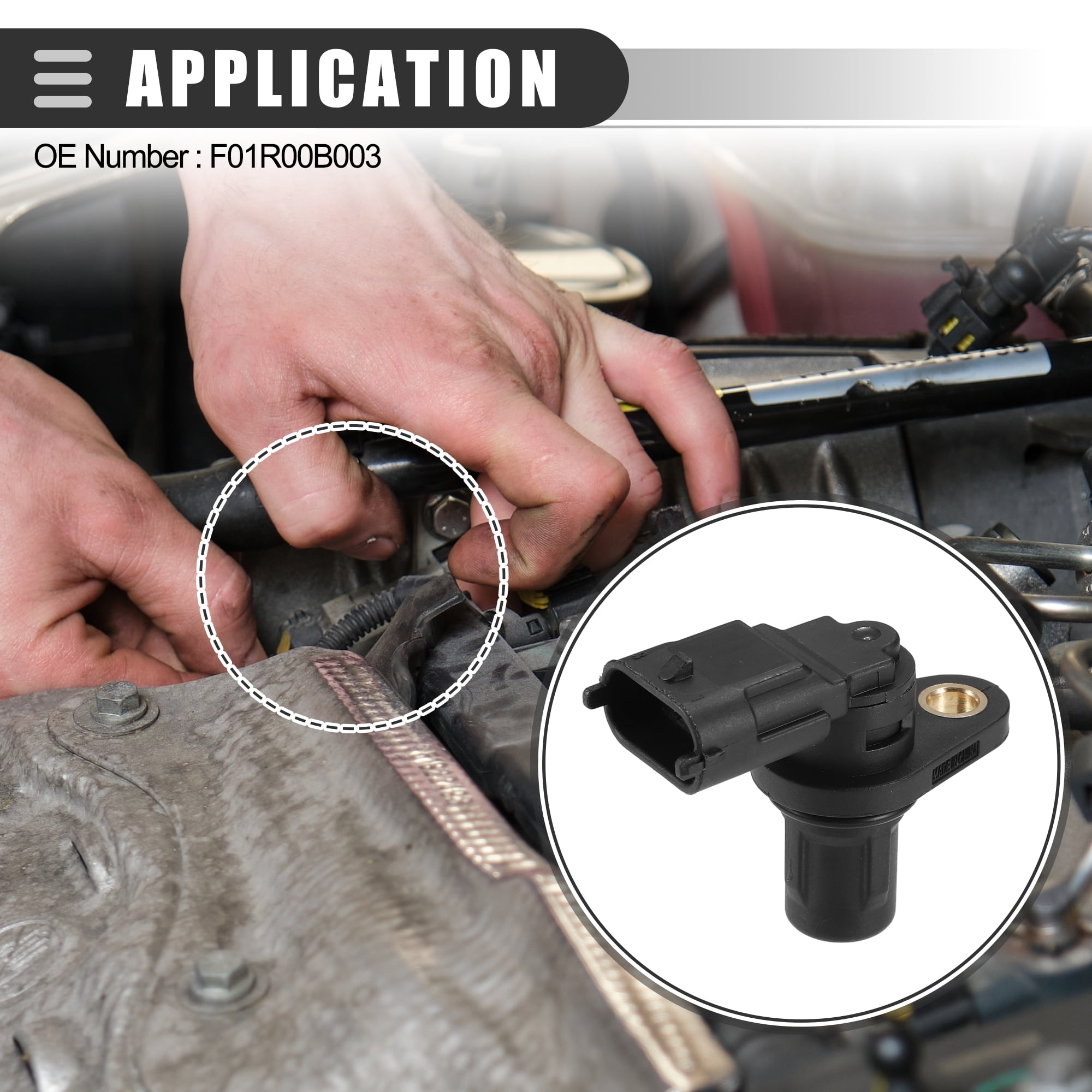 Camshaft Position Sensor - Compatible With 2014 - 2018 Ford Fiesta ST 2015 2016 2017