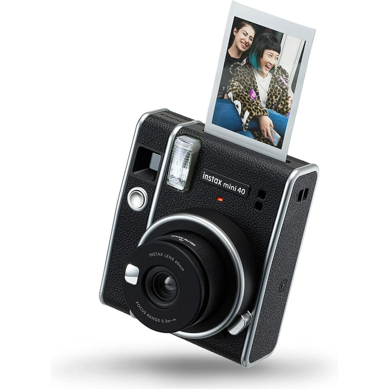 Fujifilm Instax Mini 40 - Instant camera - lens: 60 mm - instax mini black  
