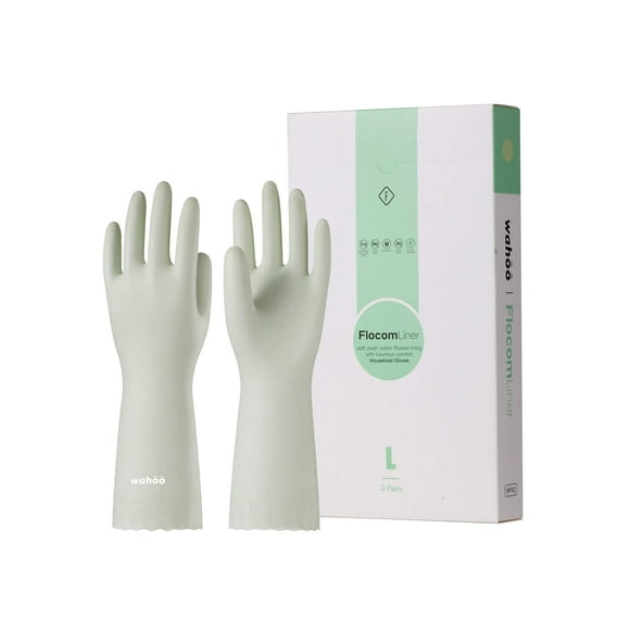 Guantes de limpieza LANON wahoo, respetuosos con la piel, reutilizables, medianos