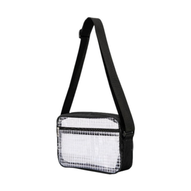 Bolsa transparente para estadio, , bandolera, versátil, portátil, PVC transparente. M