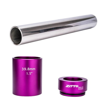 

Famure Bike Front Fork Installation Parts|Professional Bicycle Front Fork Setter Kit|Include 1 Steel Sleeve 2 Plug-in Suitable for Straight Tapered Fork