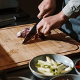 thumbnail image 4 of 5-Piece Knife Set with Block,Wood Grain Handle,Stainless Steel kitchen Knivese, 4 of 7