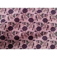 thumbnail image 4 of oneOone Cotton Poplin Fabric Leaves & Floral Block Printed Craft Fabric BTY 56 Inch Wide, 4 of 5