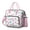 Pink-21, variant on Cute Seashell Insulated Lunch Box – Leakproof Cooler Tote with Ocean Starfish and Shell Pattern, Foldable for School, Travel, or Work
