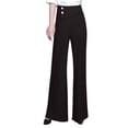 thumbnail image 2 of Stephy Women's New Thin Elastic Loose Large Size Korean Version of Everything Long Trousers Casual Trousers Haren, Black, L, 2 of 4