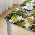 thumbnail image 5 of BANET Autumn Theme Square Tablecloth,Stain Wrinkle Resistant Reusable Washable Print,for Kitchen Party Wedding white, 5 of 8