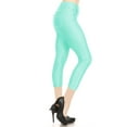 thumbnail image 2 of Moa Collection Women Slim Fit Cropped Solid Capri , Female, 2 of 3
