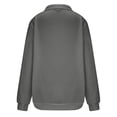 thumbnail image 4 of Yiaimeir Men’s Quarter Zip Pullover Sweatshirt Casual Stand Collar Long Sleeve Lightweight Top with Kangaroo Pocket for Daily Wear, 4 of 6
