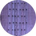 thumbnail image 1 of Ahgly Company Machine Washable Indoor Round Abstract Blue Modern Area Rugs, 5' Round, 1 of 4