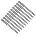 thumbnail image 1 of 10 piezas de 75mm 1/4" Vástago Hexagonal T20 Brocas de Destornillador Torx S2 Acero de Alta Aleación, 1 of 4