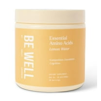 Be Well By Kelly Amino L40 Essential Amino Acids Lemon Powder Supplement, Plant-Based