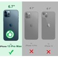 thumbnail image 2 of XINQIHANG for iPhone 13 Pro Max Case Clear with Ring Stand, Shockproof Protective Slim Lightweight Phone Case for iPhone 13 Pro Max 5G 6.7 Inch, Blue Clear, 2 of 6