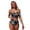 White, variant on Womens Swimsuits Womens Bikini Floral Print Tankini Swimsuit Bikini Separates Two Piece Bathing With