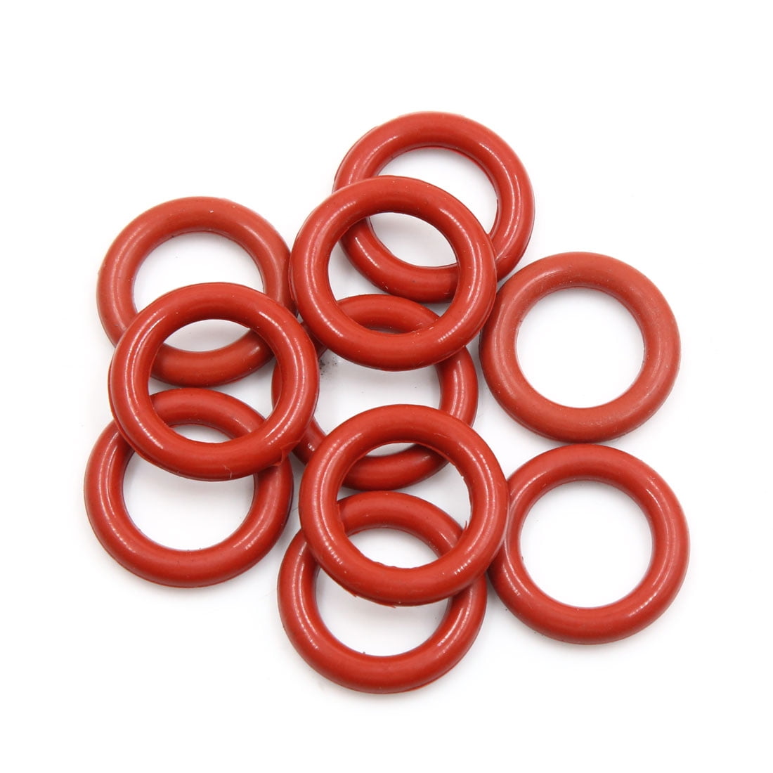 10pcs Brown Silicone Rubber ORing VMQ Seal Gasket Washer for Car 22mm