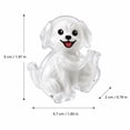 thumbnail image 2 of Magnetic Fridge Magnet Cute Transparent Dog Decorative Sticker Strong Suction for Kitchen Refrigerator Whiteboards Office Filing Cabinets Home Locker Decor Accessory Tool Set, 2 of 7