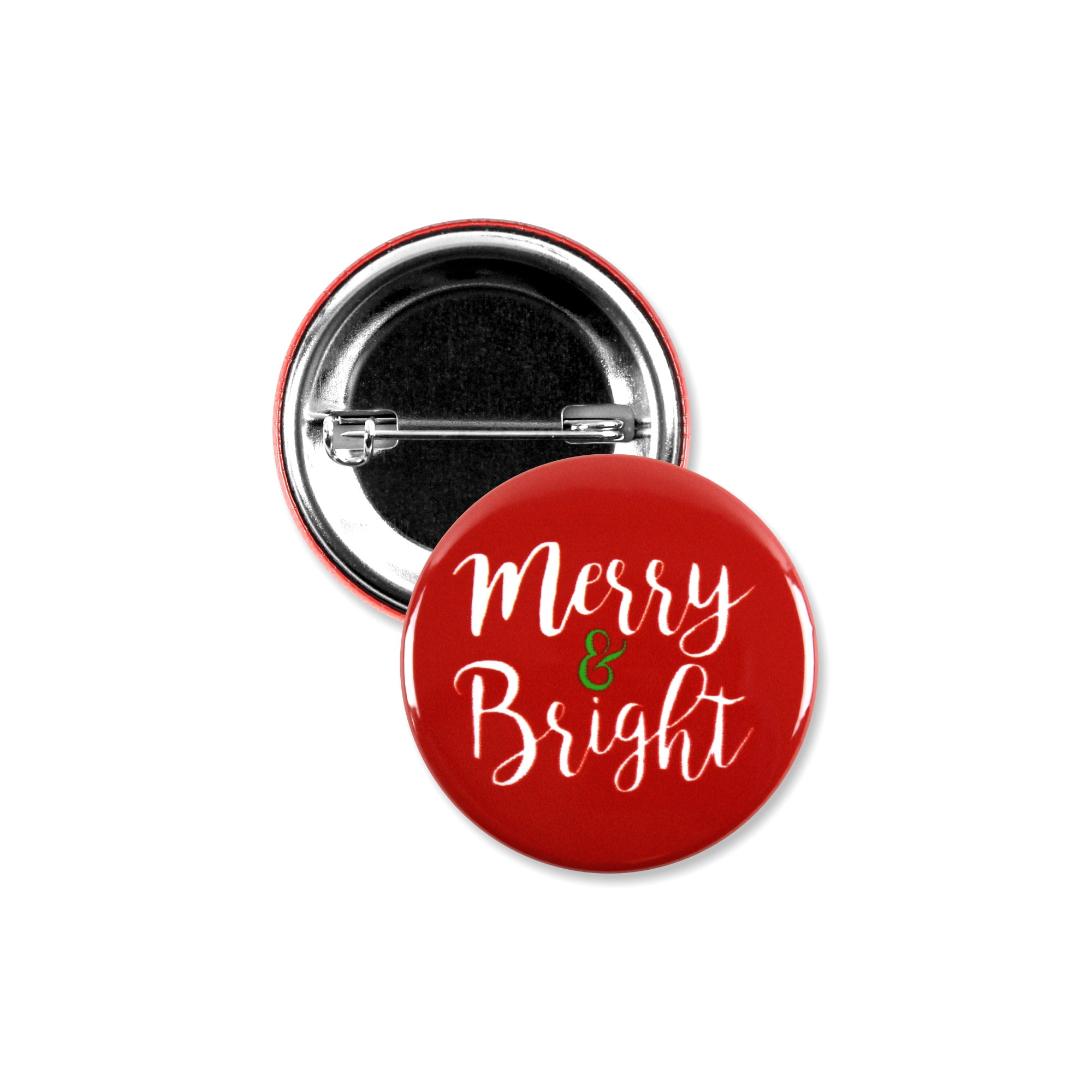 50 Pack - Merry Christmas Fun Holiday Accessory Pinback Buttons - 1.5 Inch