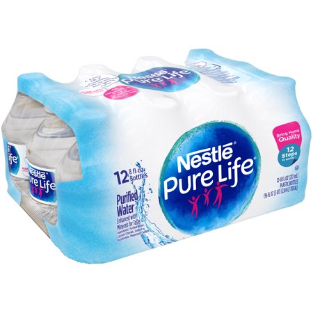 pure life water 8 oz