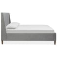 thumbnail image 3 of Magnussen Home Lindon Queen Grey Upholstered Island Bed, 3 of 7