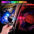thumbnail image 3 of 10 Pcs Auto Multi-color Rgb T10 168 194 Led Bulbs with Remote Control Car Parking Lights Width Indicator, 3 of 8