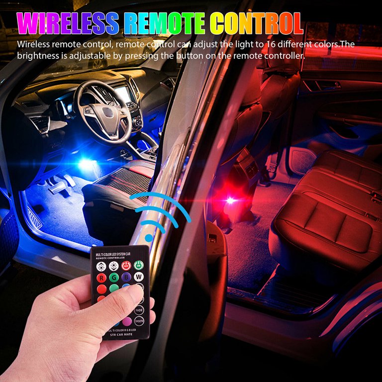 RGB T10 168 194 LED Bulbs W/RF Remote Control Multi-Color For Car Parking Lights RGB T10 168 194 LED Bulbs W/RF Remote Control Multi-Color For Car Parking Lights
